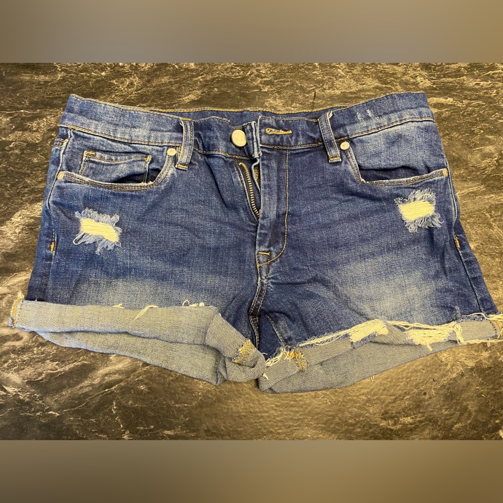BLANKNYC “The Fulton” Distressed Denim Shorts